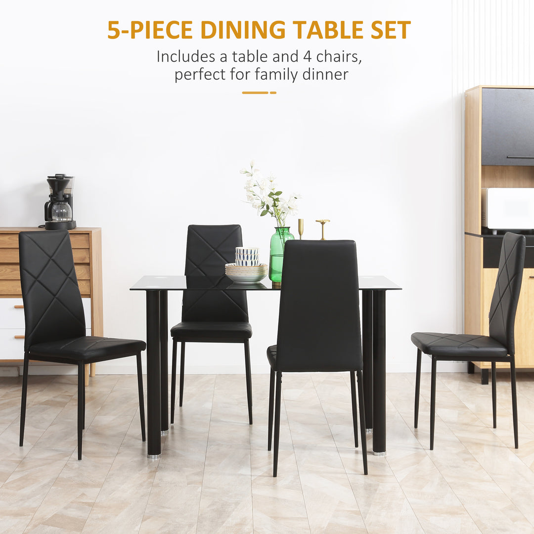 Dining Table and Chairs Set