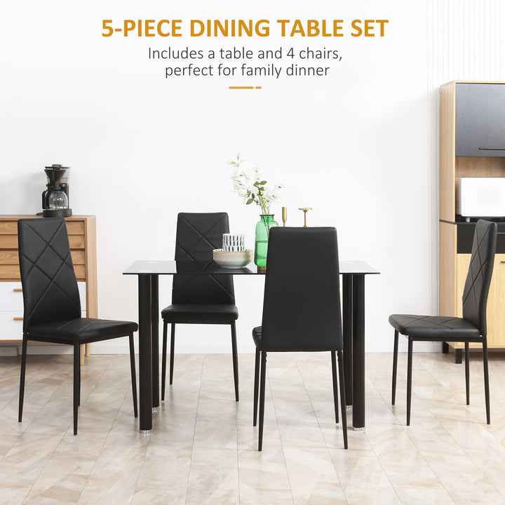 Dining Table and Chairs Set