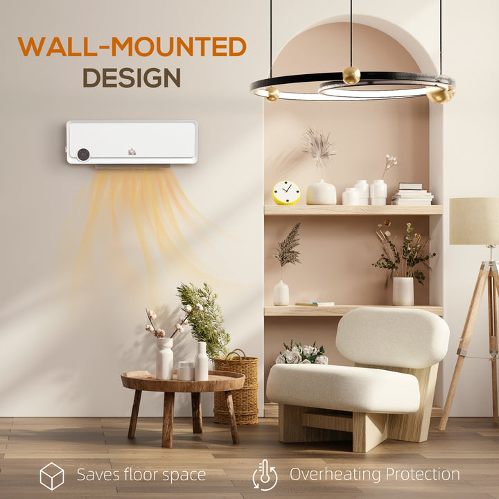 Wall Downflow Heater 2 Heat and Fan 1000W/2000W