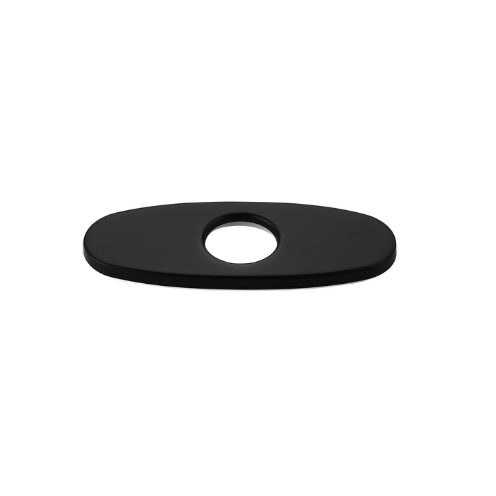 Tap Deck Plate Escutcheon for Monobloc Tap Installation Matte Black Finish