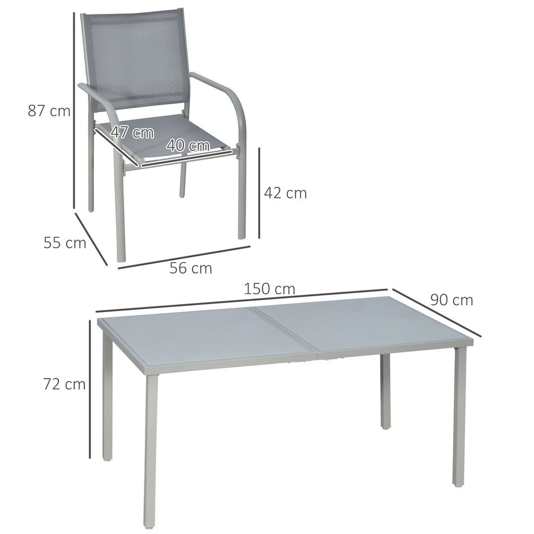 7 Piece Garden Dining Set