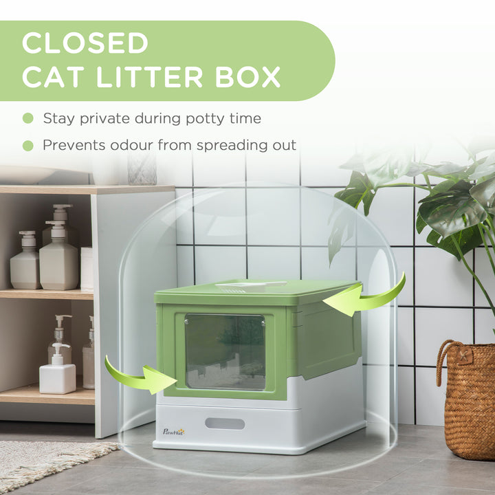 Hooded Cat Litter Box