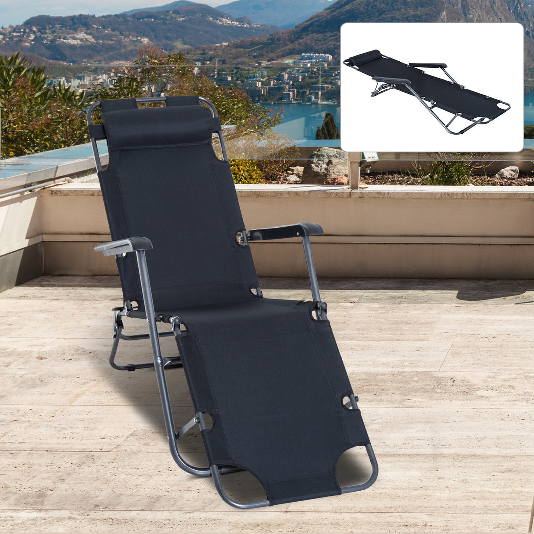 Folding Reclining Sun Lounger