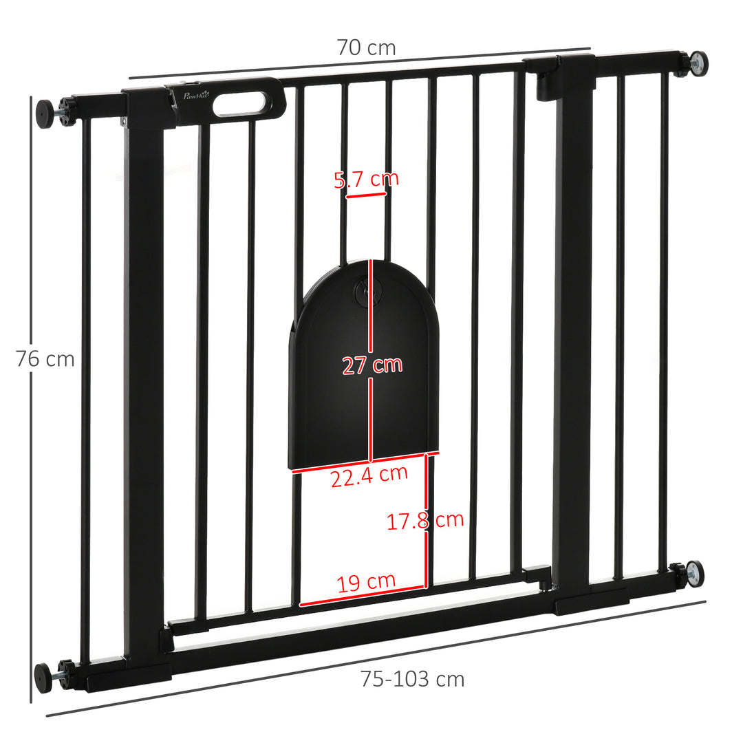 75-103 cm Extra Wide Pet Safety Gate Barrier