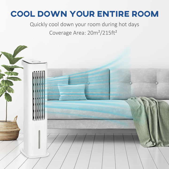 Ice Cooling Evaporative Air Cooler with Oscillation