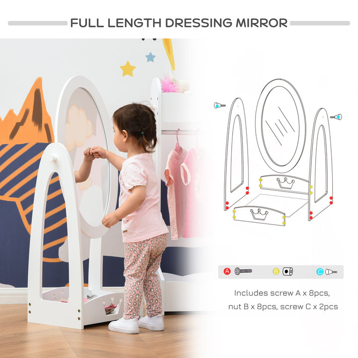 Free Standing Full Length Mirror