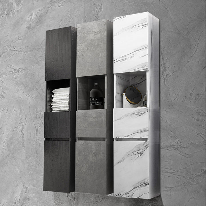 Modern Bathroom Cabinet with Drawers Wall Mounted Bathroom Cabinet with Doors with Shelf