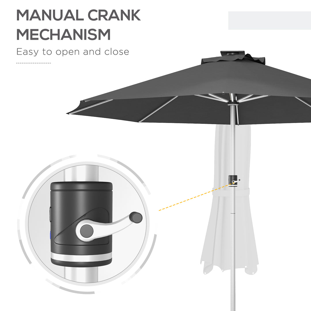 Waterproof LED Patio Umbrella