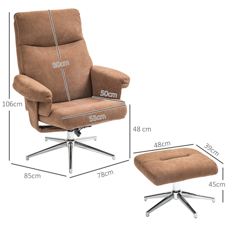 Recliner Chair with Footstool