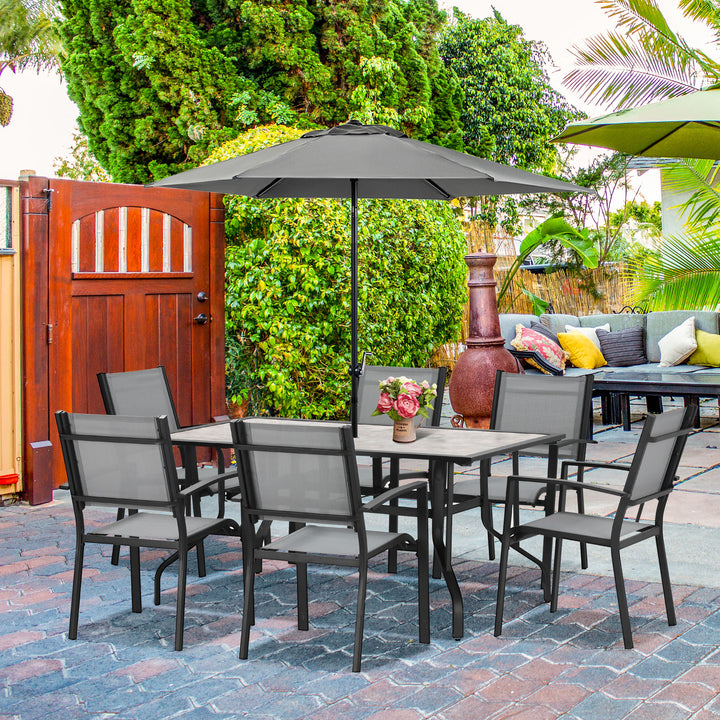 7 Piece Garden Dining Set