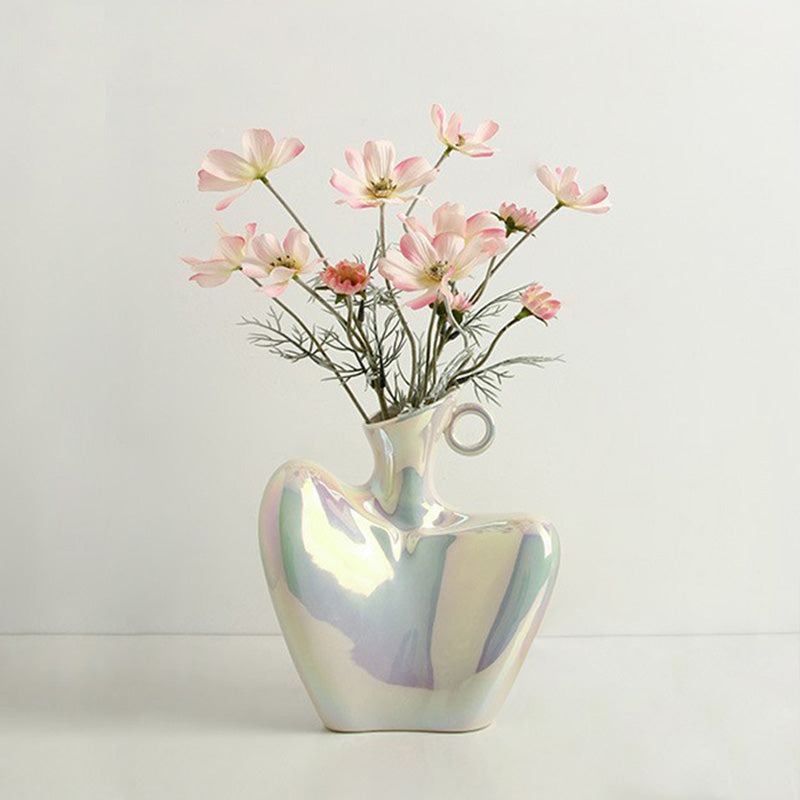 Modern Ceramic Body Shape Flower Vase Sculpture Home Desk Decor Art Living Room Bedroom