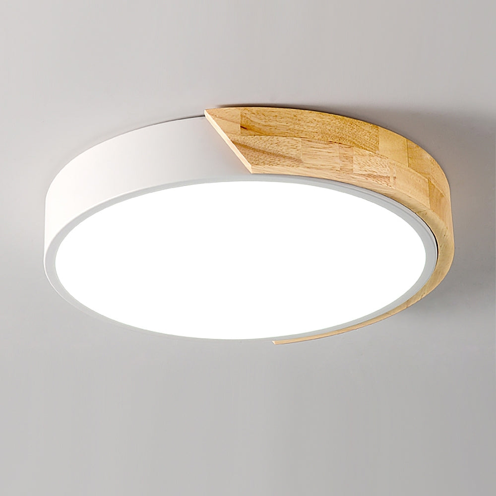 Modern LED Drum Small Flush Mount Ceiling Light Dimmable