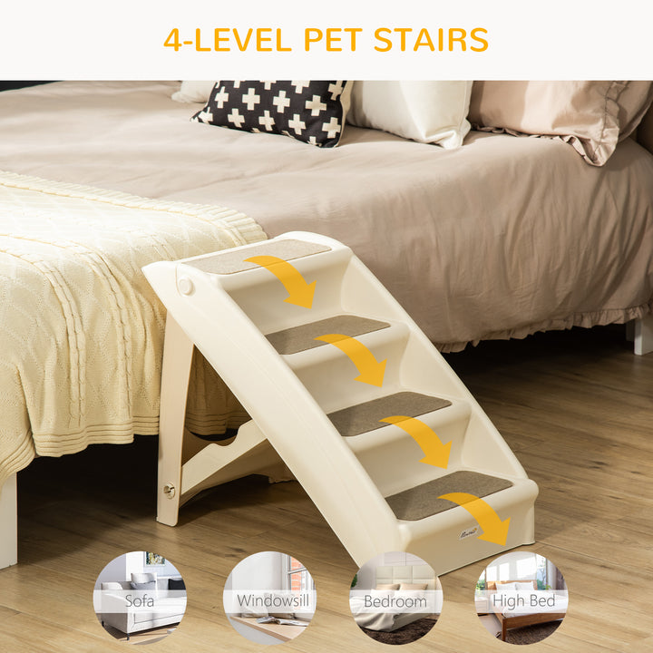 Dog StairsSteps 4 Step PP Comfort Pet Ladder