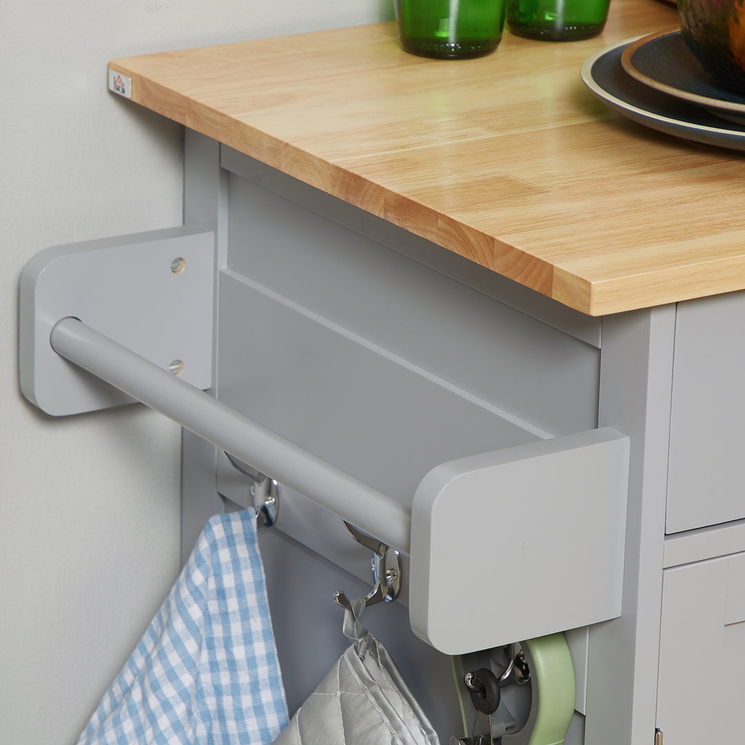 Rolling Kitchen Island on Wheels