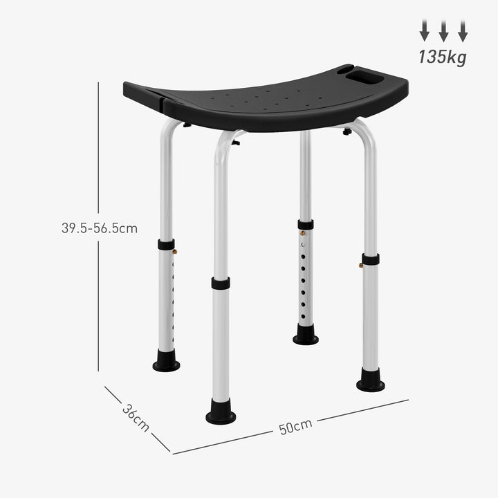 Height Adjustable Bath Stool