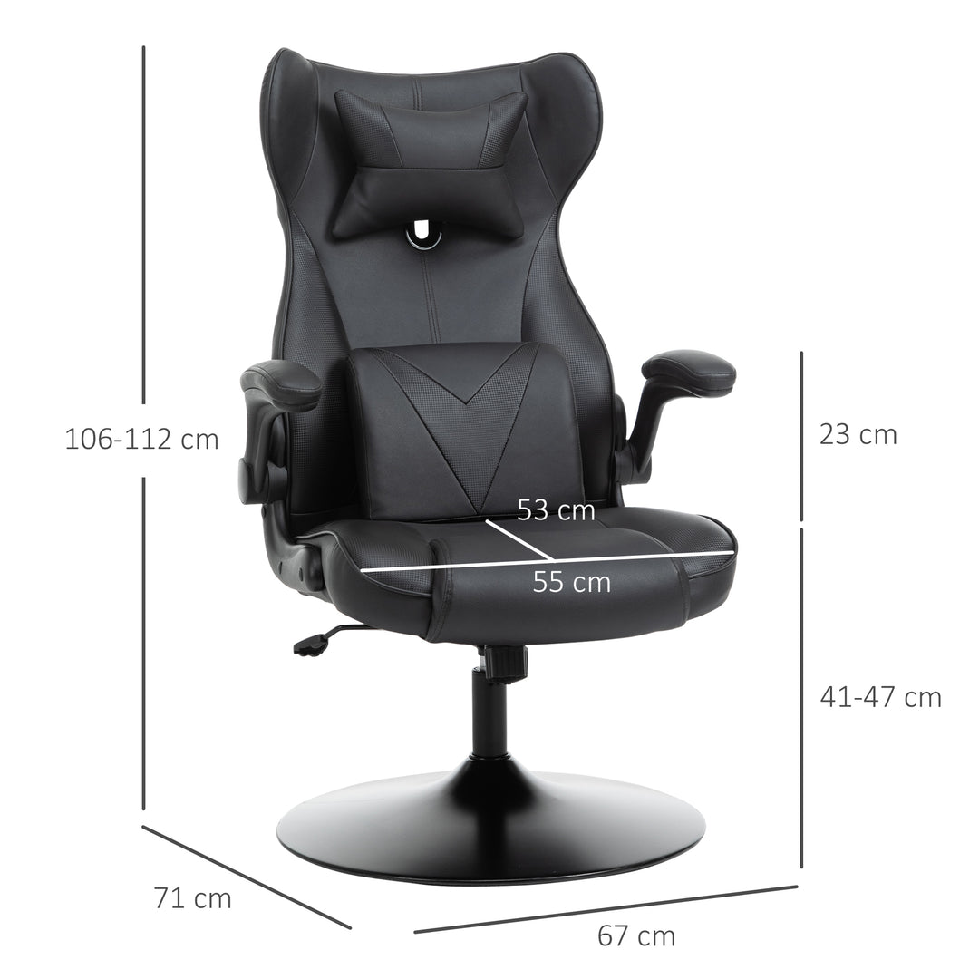 Vinsetto Video Game Chair w/ Lumbar Support