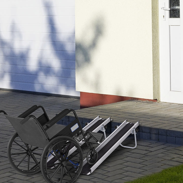 2PCS Telescopic Wheelchair Ramp