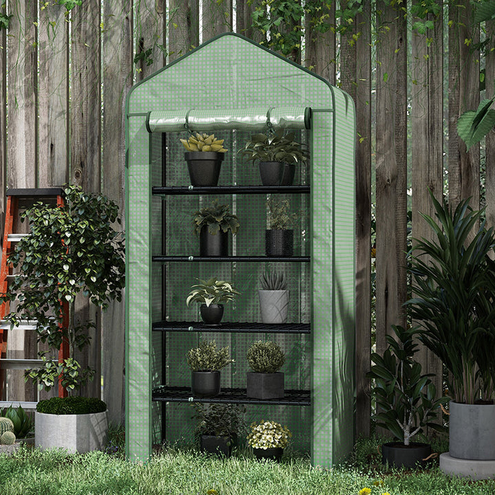 Portable Greenhouse: 5-Tier Shelving