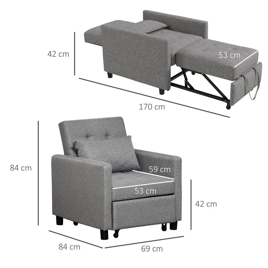 3-In-1 Chair Bed