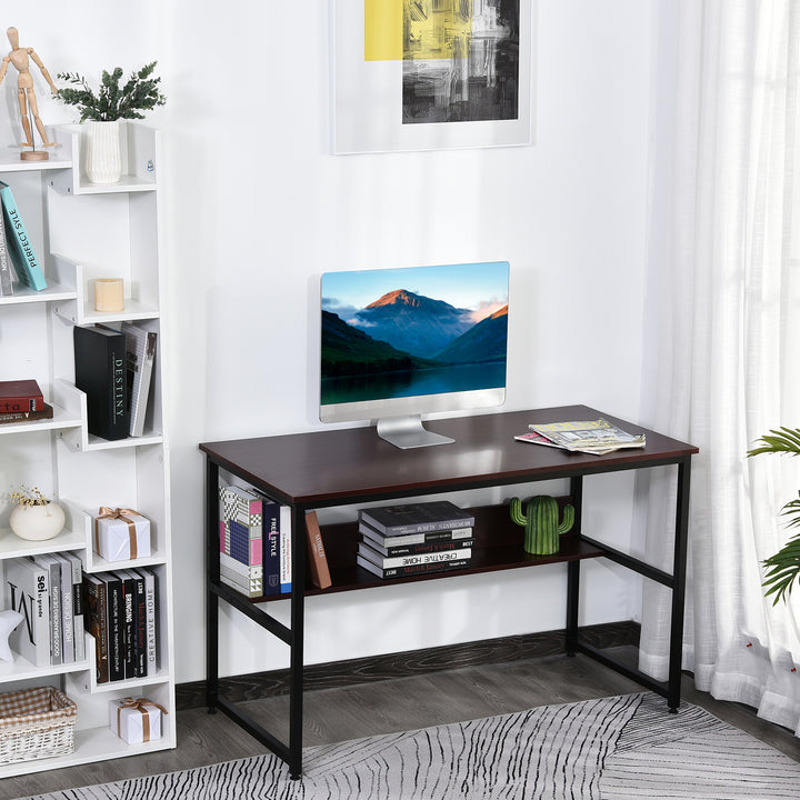 HOMCOM Desk with Storage Shelf