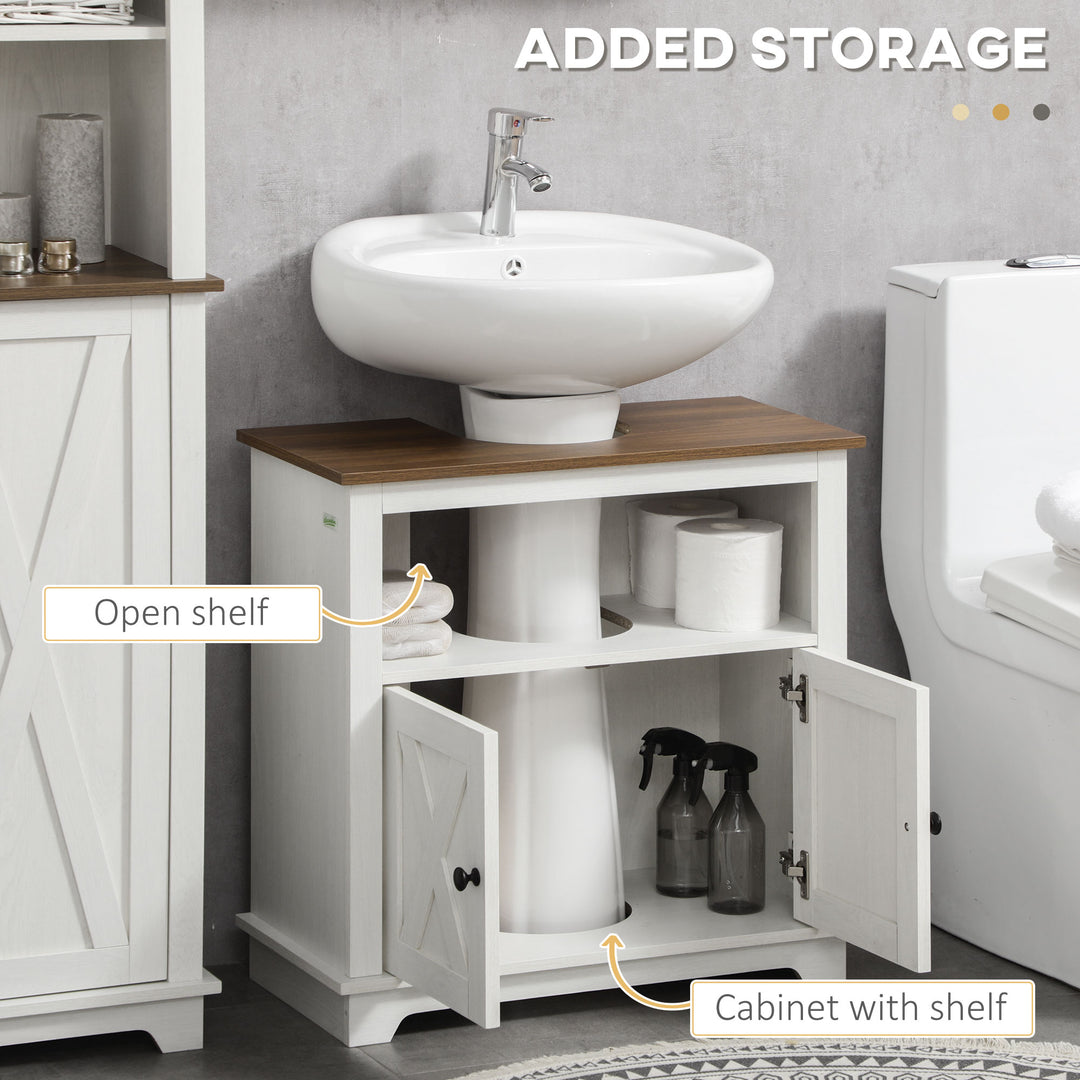 Kleankin Under Sink Cabinet, White https://www.awin1.com/pclick.php?p=39229882306&a=1765756&m=17151 Aosom