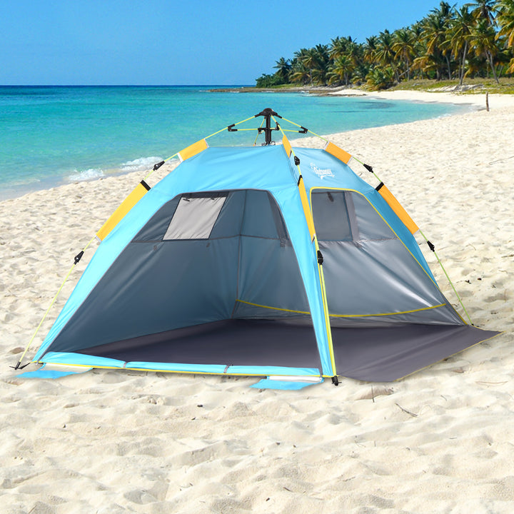 Pop-up Beach Tent: UV Protection Sun Shelter for 1-2 People