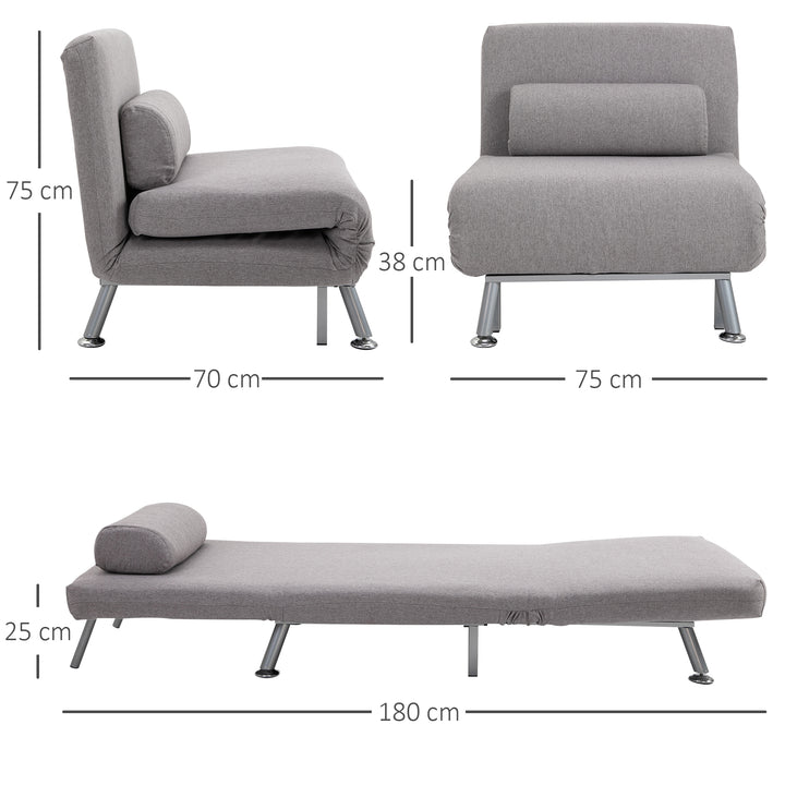 Single Sofa Bed Futon Chair Sleeper