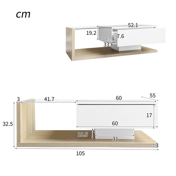 HOMCOM Metal Table Legs (Set of 2)