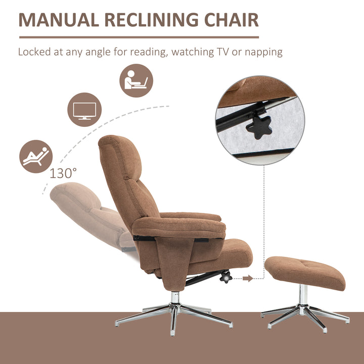 Recliner Chair with Footstool