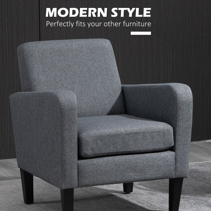 Linen Single Armchair