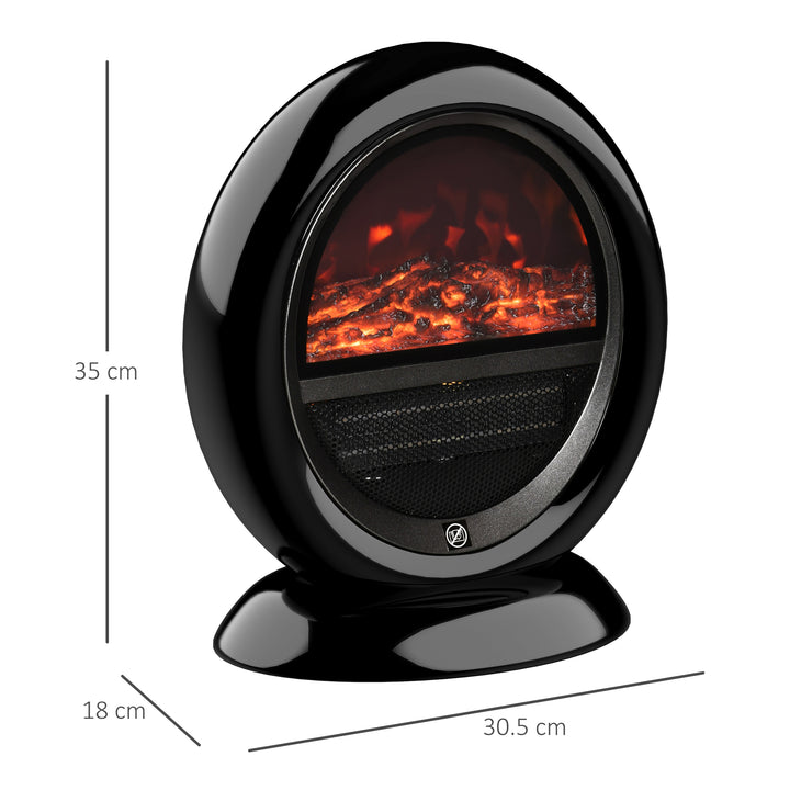 Free standing Electric Fireplace Heater with Realistic Flame Effect