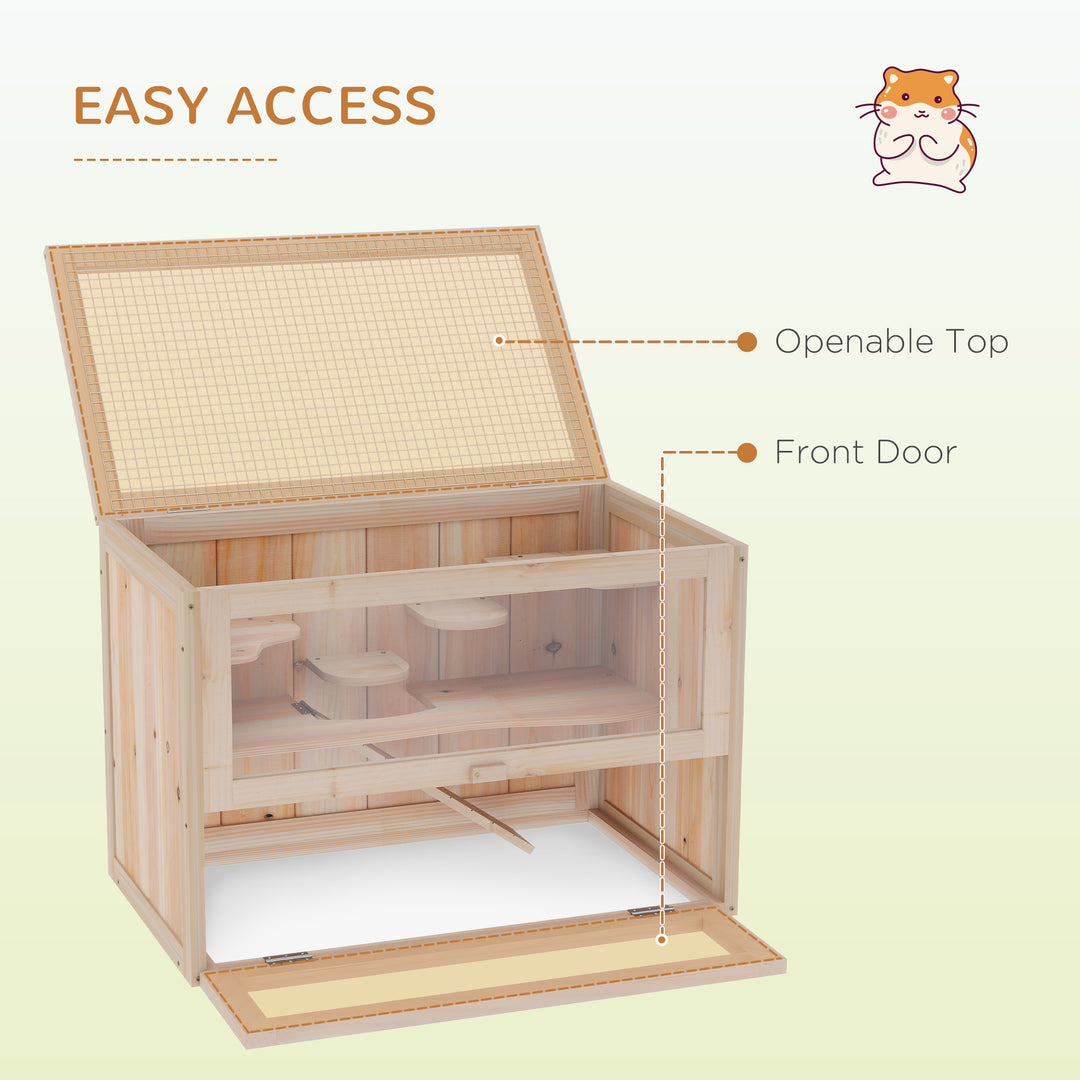 Wooden Hamster Cage Small Animal House Pets at Home