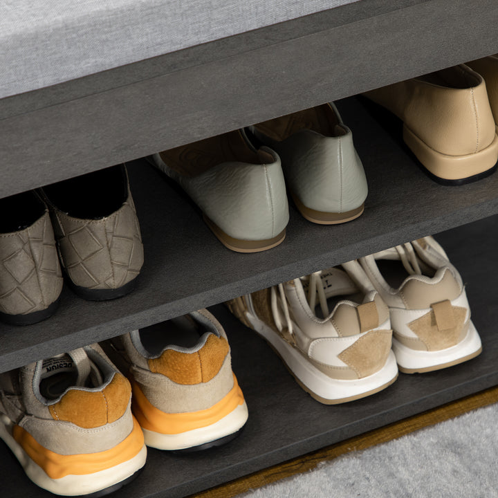 HOMCOM Shoe Storage Bench