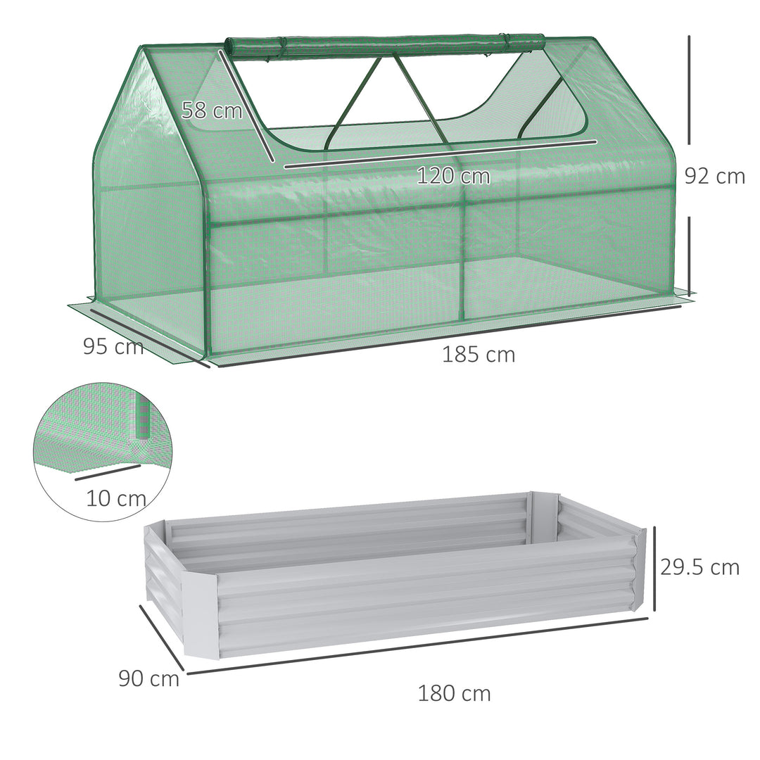 Raised Garden Bed w/ Greenhouse