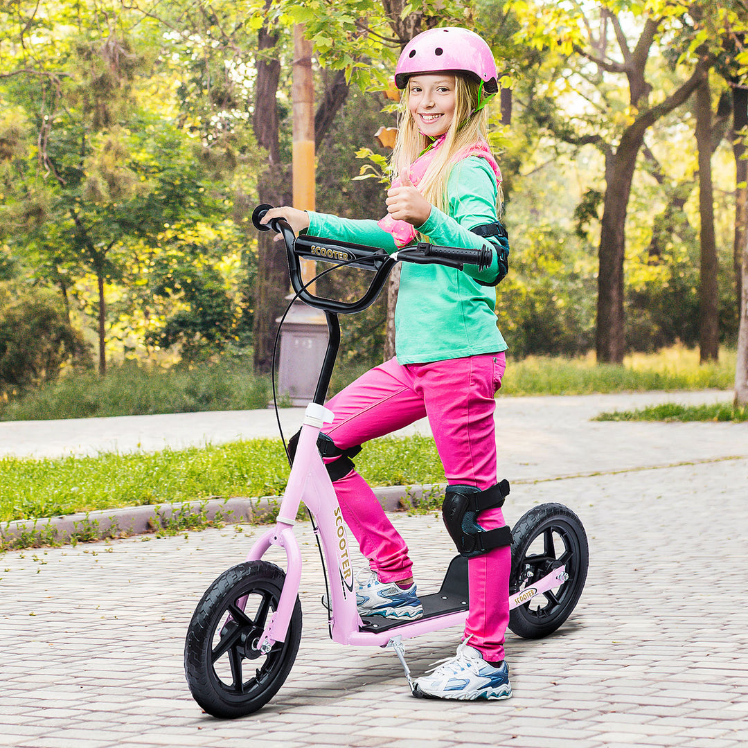 Teen Push Scooter Kids Children Stunt Scooter Bike Bicycle Ride On 12" EVA Tyres