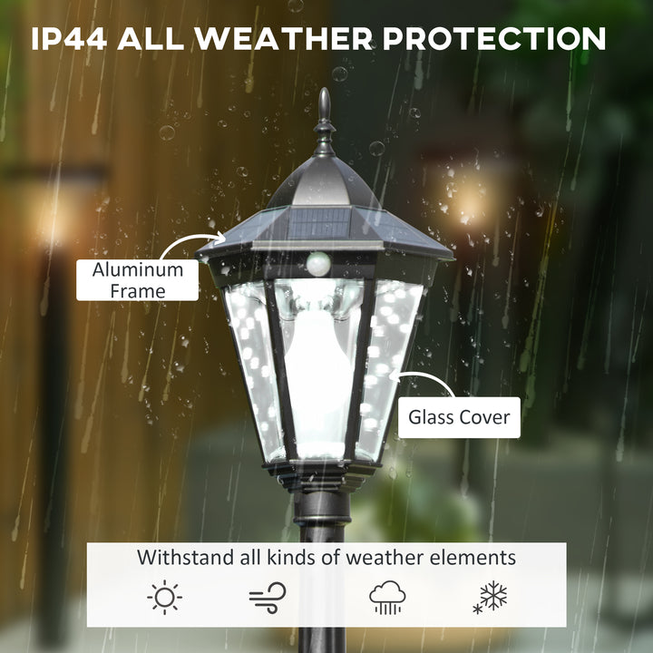 Solar Sentinel: 2.4m LED Lamp Post Light