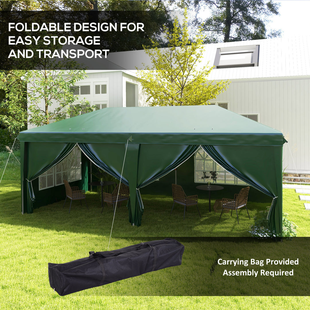 3 x 6m Garden Pop Up Gazebo