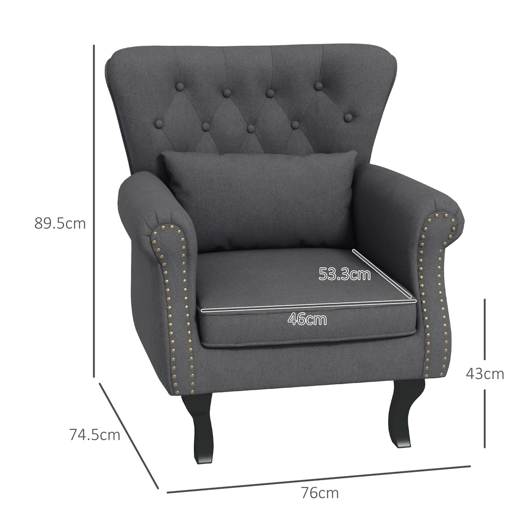 Chesterfield-style Accent Chair