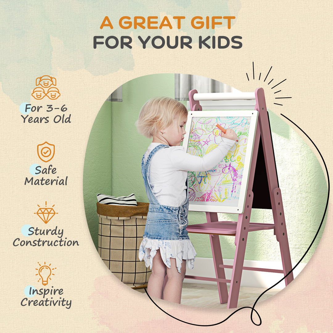 Art Easel for Kids with Paper Roll