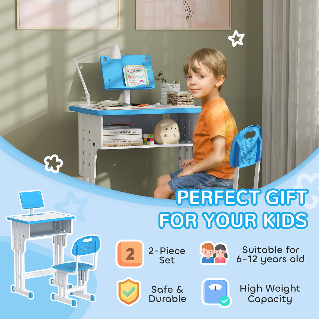 Kids Adjustable Desk and Chair Set