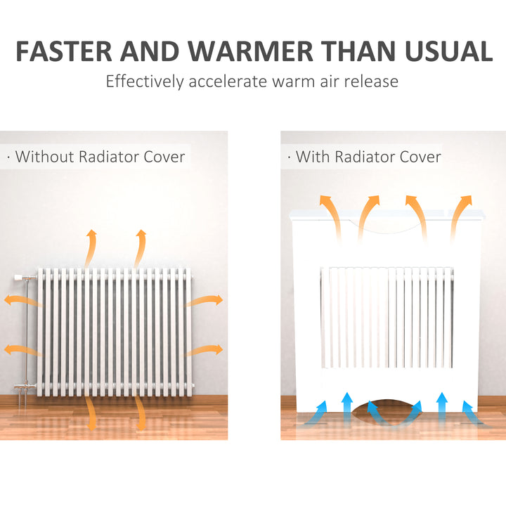 Radiator Cover W/E1 Class 12mm MDF Engineered Wood