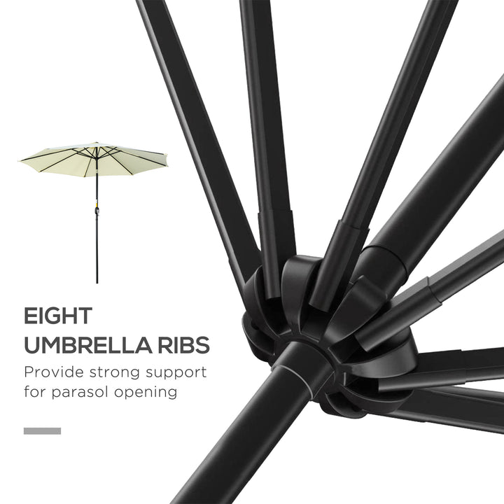 3(m) Tilting Parasol Garden Umbrellas