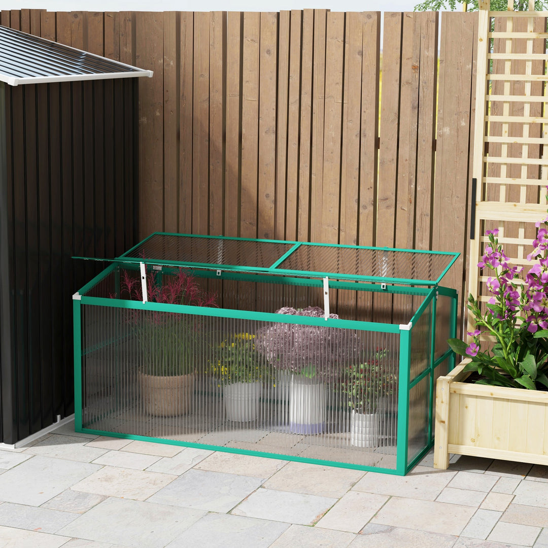 Aluminium Polycarbonate Greenhouse Cold Frame Grow House