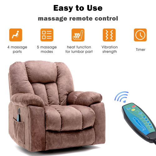 Power Massage Lift Recliner Chair with Heat & Vibration