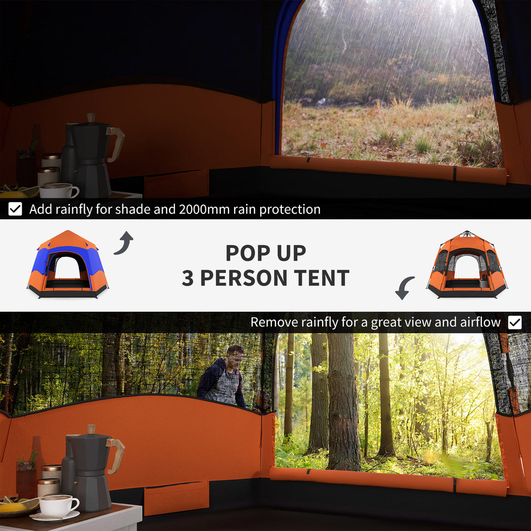 Hexagon Pop Up Tent for Six