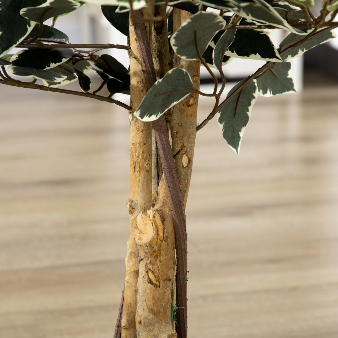 Verdant Oasis: Lifelike 130cm Ficus Tree in Pot