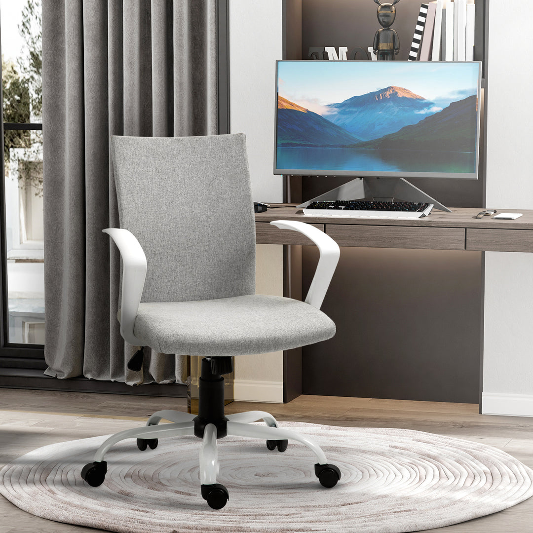 Vinsetto Computer Desk Chair, Light Grey