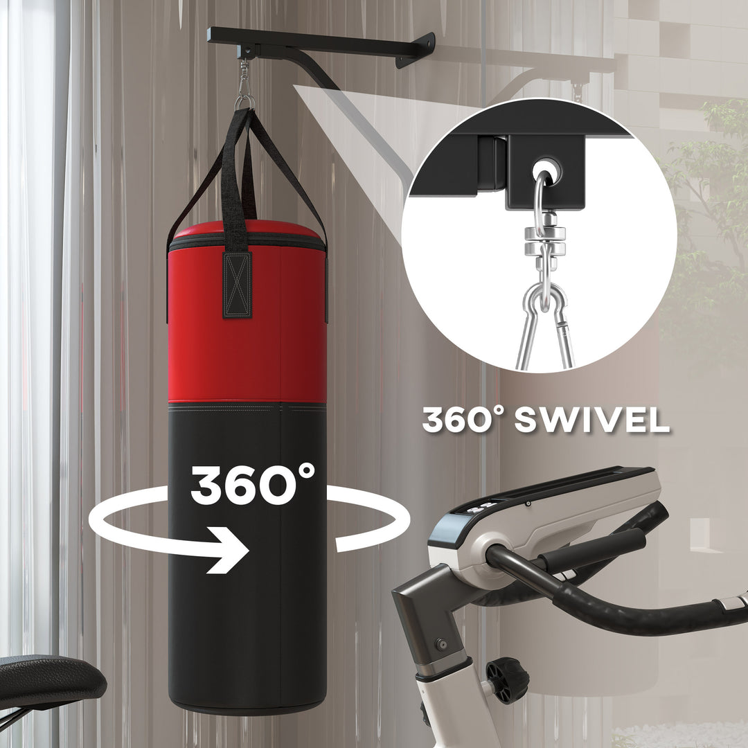 Unfilled Punching Bag Set with Boxing Bag Bracket