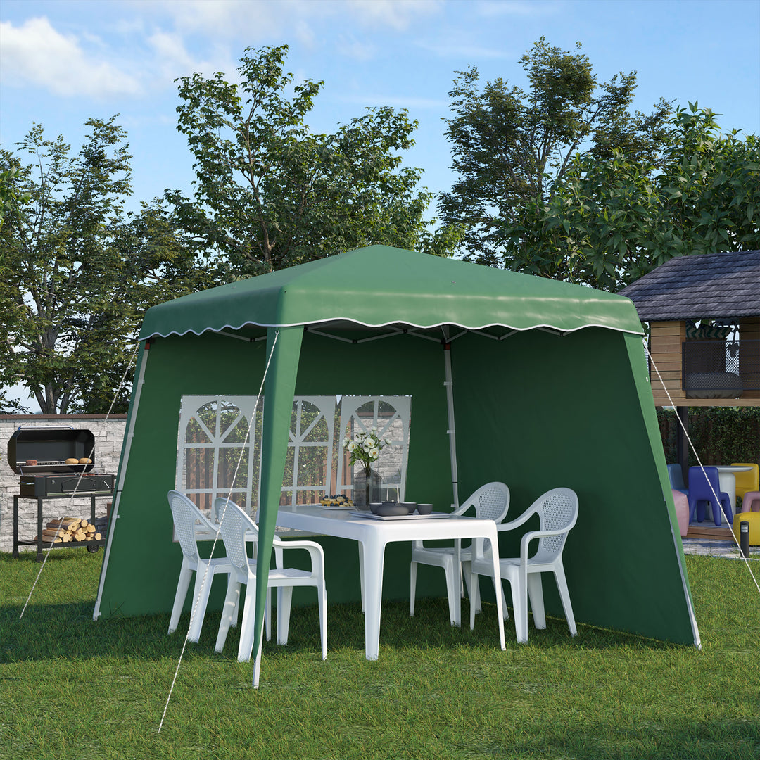 Pop Up Gazebo with 2 Sides