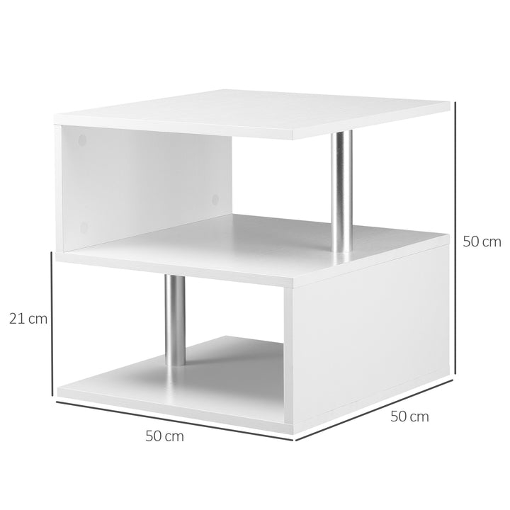 HOMCOM Two-Tier Coffee Table